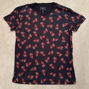 NOTORIOUS BIG pattern t-shirt